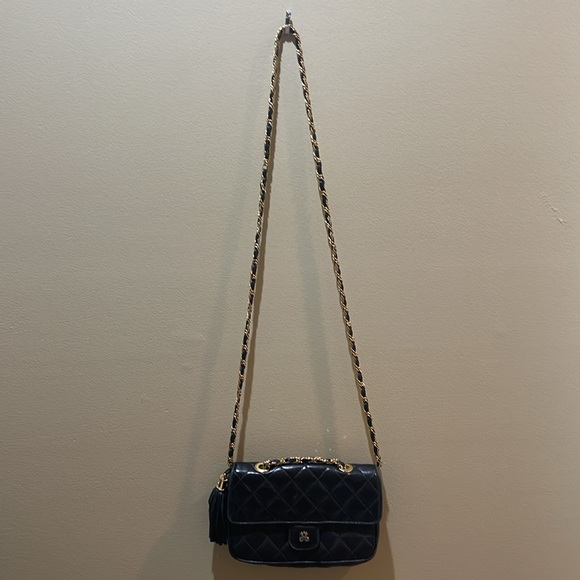 Jay Herbert Vintage Black Quilted with Gold and Leather Chain bag - Picture 5 of 9